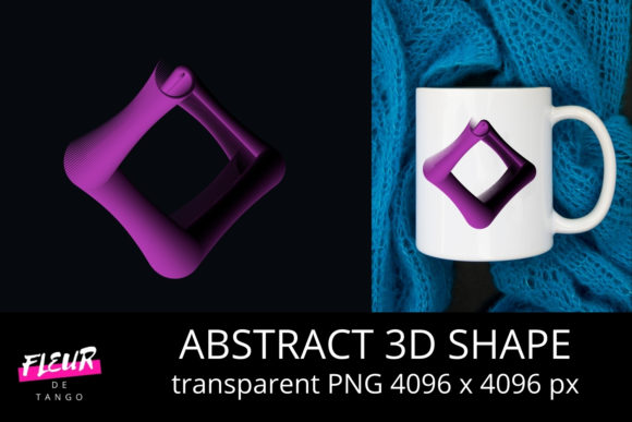 Abstract 3D Shape Clipart Vol. 35