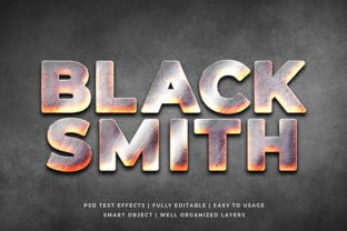 Blacksmith 3D Text Effect Mockup: A Creative Power Tool for Designers and Marketers