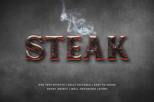 Bring Your Typography to Life with the Hot Steak 3D Text Effect Mockup