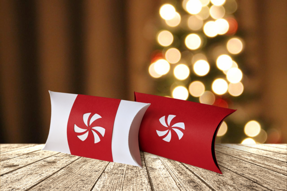 Christmas Peppermint Pillow Box: A Festive, Functional Packaging Choice