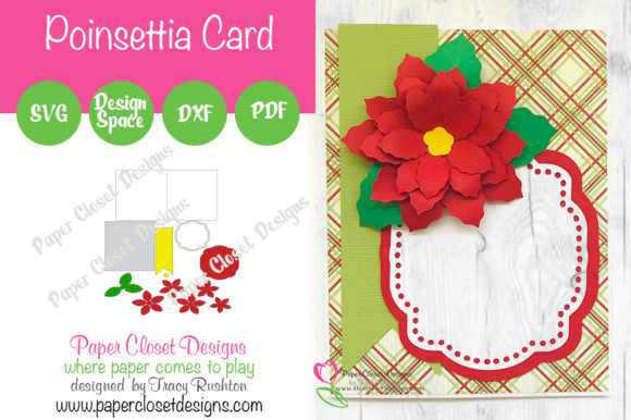 Christmas Poinsettia Card