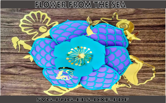 Flower from Under the Sea Template: A Design Asset That Breathes Life Into Creative Projects