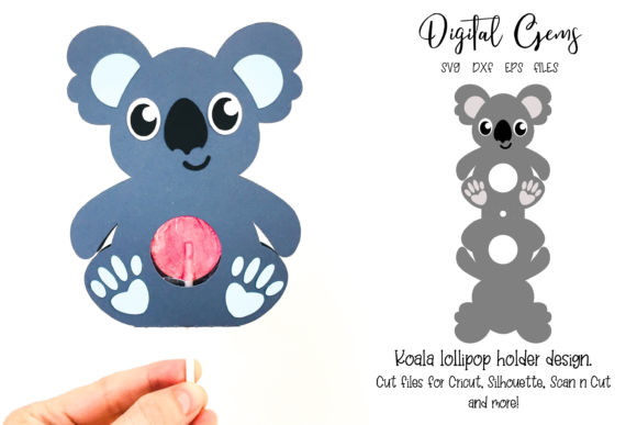 Koala Lollipop Holder Design