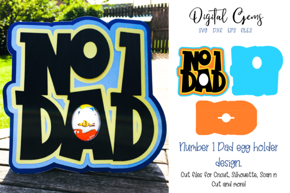 Number 1 Dad Egg Holder Father’s Day