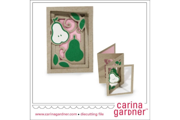 Pear Accordion Card