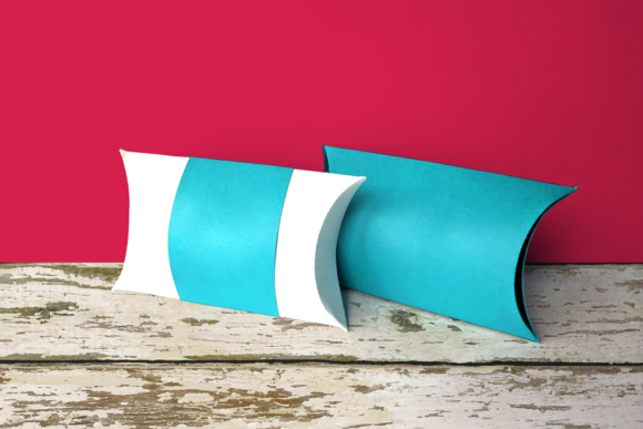 Pillow Box with Band SVG Template