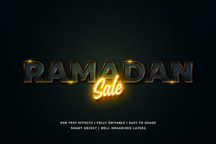 Ramadan Sale 3D Text Effect Mockup: A Strategic Creative Asset for Modern Digital Campaigns