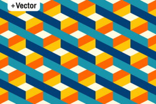 Retro Colorful 3D Lines Check Pattern: A Strategic Design Language for Modern Creativity