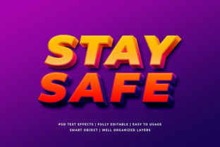 Stay Safe 3D Text Effect Mockup: A Practical Tool for Clear, Confident Communication