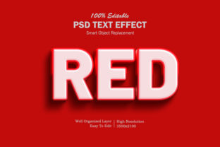 Velvet Red 3D Text Effect